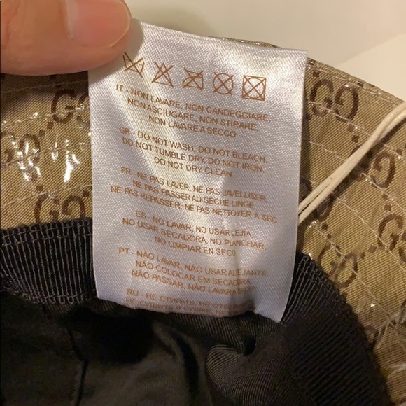 NWT Authentic Gucci Kid’s Crystal GG Fisherman Hat - Picture 5 of 7